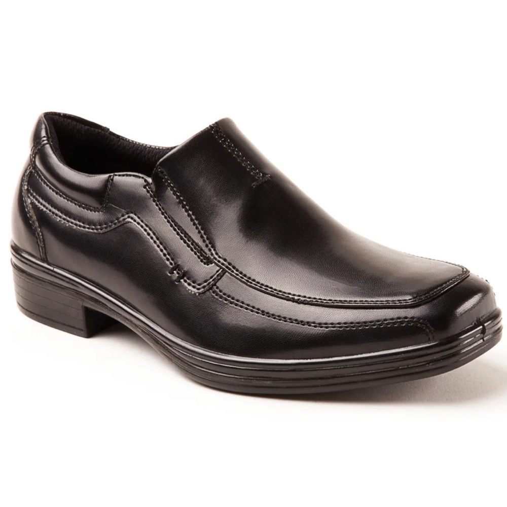 DEER STAGS | Wise black slip on dress shoes
